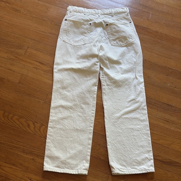 Reformation Jeans - white - size 30 - cowboy high rise straight jeans - Picture 6 of 6
